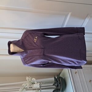 Cutter & Buck Womens DryTec Baltimore Ravens Football Purple Stretch Pullover SM